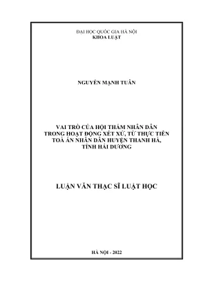 Vai trò của Hội thẩm nhân dân trong xét xử: Thực tiễn từ