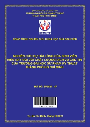 Khảo sát sự hài lòng của sinh viên về chất lượng dịch vụ