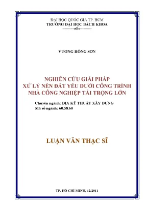 Giải Pháp Xử Lý Nền Đất Yếu Dưới Công Trình Nhà Công