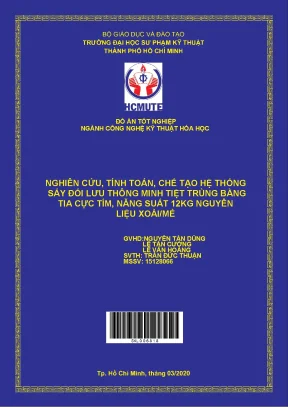 Thiết kế hệ thống sấy đối lưu thông minh tiệt trùng bằng