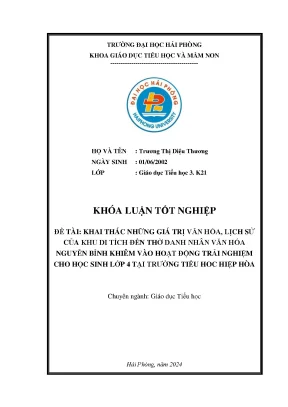 Khai thác giá trị văn hóa lịch sử đền Nguyễn Bỉnh Khiêm