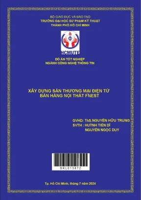 Đồ án tốt nghiệp CNTT: Xây dựng sàn TMĐT bán hàng nội