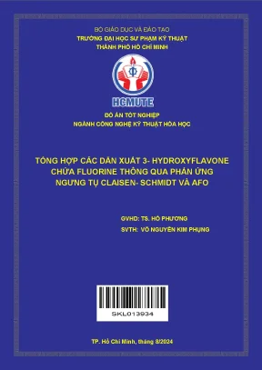 Tổng hợp dẫn xuất 3-hydroxyflavone chứa fluorine qua 