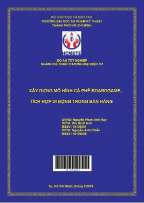 Xây dựng mô hình cà phê boardgame tích hợp di động để 