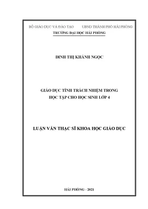 Phương Pháp Giáo Dục Tính Trách Nhiệm Trong Học Tập Cho