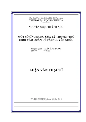 Ứng Dụng Lý Thuyết Trò Chơi Trong Quản Lý Tài Nguyên
