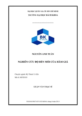 Nghiên cứu độ bền mỏi của hàm giả trong kỹ thuật cơ khí