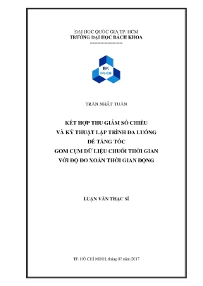 Tăng tốc gom cụm dữ liệu chuỗi thời gian với thu giảm số