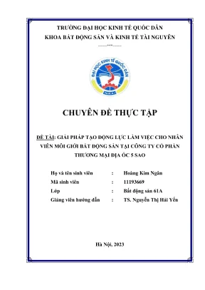 Giải pháp tạo động lực làm việc cho nhân viên môi giới 
