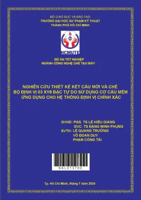 Thiết kế bộ định vị 03 xyθ bậc tự do với cơ cấu mềm cho