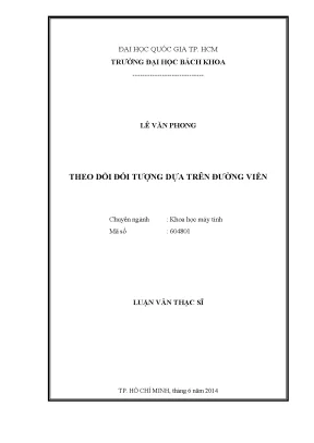 Luận Văn Thạc Sĩ Khoa Học Máy Tính: Phương Pháp Theo Dõi