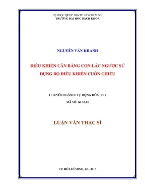 Luận Văn Thạc Sĩ: Tự Động Hóa Điều Khiển Cân Bằng Con 