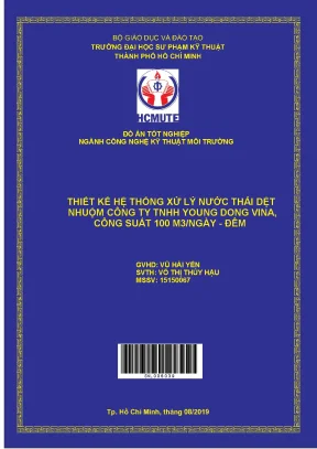 Hệ thống xử lý nước thải dệt nhuộm Young Dong Vina -