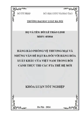 Hàng rào phòng vệ thương mại và thách thức xuất khẩu 