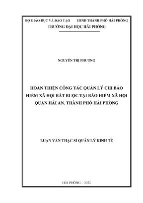 Cải thiện quản lý chi bảo hiểm xã hội tại quận Hải An,