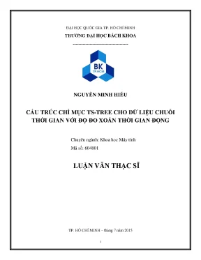 Cấu Trúc Chỉ Mục TSTree Cho Dữ Liệu Chuỗi Thời Gian Với