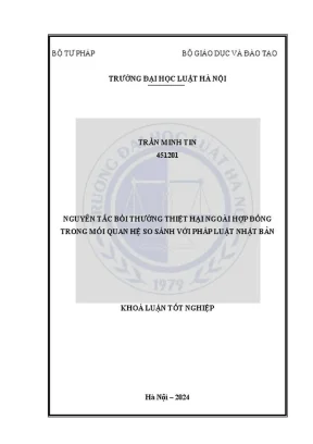 Nguyên tắc bồi thường thiệt hại ngoài hợp đồng: So sánh 