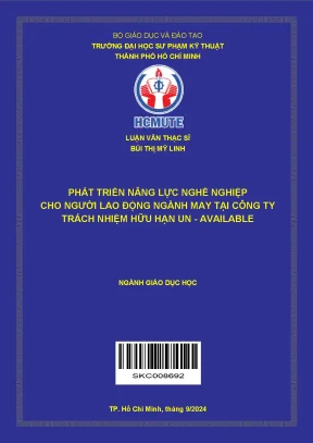 Phát triển năng lực nghề nghiệp cho người lao động ngành may
