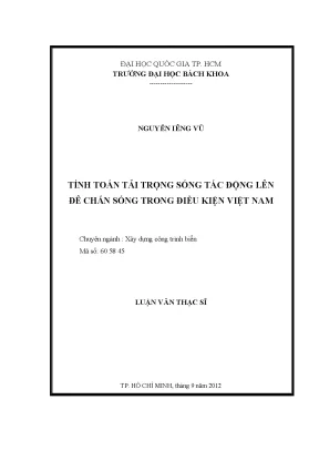 Luận Văn Thạc Sĩ: Tính Toán Tải Trọng Sóng Xây Dựng 