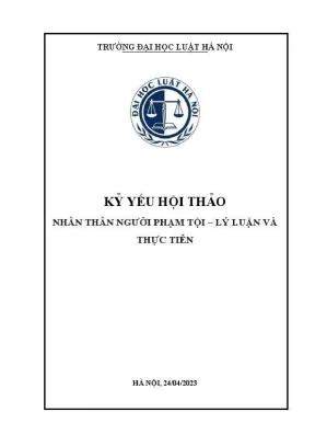 Kỷ yếu hội thảo khoa học: Lý luận và thực tiễn về nhân 