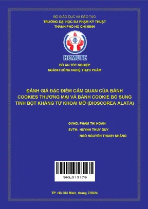 Đánh Giá Đặc Điểm Cảm Quan Bánh Cookies Thương Mại Và 