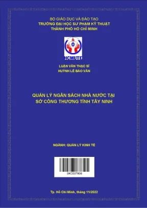 Hướng dẫn quản lý ngân sách nhà nước hiệu quả tại Sở