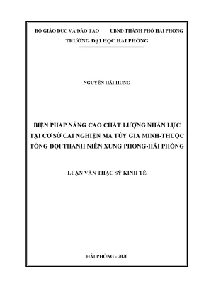 Biện Pháp Nâng Cao Chất Lượng Nhân Lực Tại Cơ Sở Cai