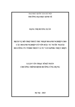 Hỗ trợ thuế thu nhập doanh nghiệp cho doanh nghiệp FDI: