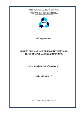 Nghiên cứu và phát triển giải thuật cho hệ thống PLC và 