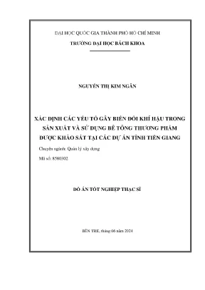 Yếu tố gây biến đổi khí hậu trong sản xuất và sử dụng bê