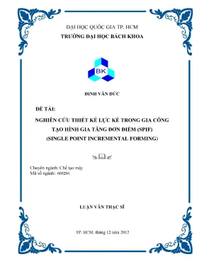 Luận Văn Thạc Sĩ: Nghiên Cứu Thiết Kế Lực Kế Trong Gia 