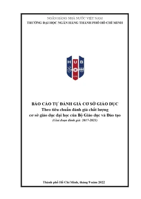 Báo cáo tự đánh giá chất lượng giáo dục đại học 