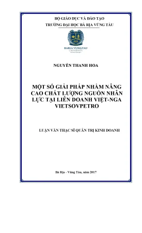 Giải pháp nâng cao chất lượng nguồn nhân lực tại