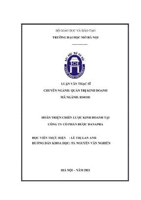 Hoàn thiện chiến lược kinh doanh tại Công ty Cổ phần 