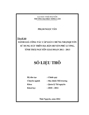 Đánh Giá Cấp Giấy Chứng Nhận Quyền Sử Dụng Đất Tại Huyện
