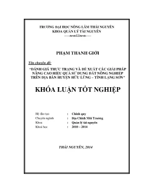Đánh Giá Thực Trạng Và Giải Pháp Nâng Cao Hiệu Quả Sử