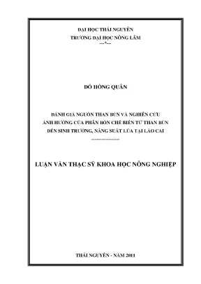 Đánh Giá Nguồn Than Bùn & Ảnh Hưởng Phân Bón Từ Than Bùn 