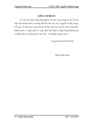 Giải Pháp Phát Triển Thanh Toán Qua Thẻ Tại BIDV Chi 