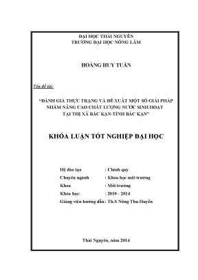 Đánh giá thực trạng và giải pháp nâng cao chất lượng