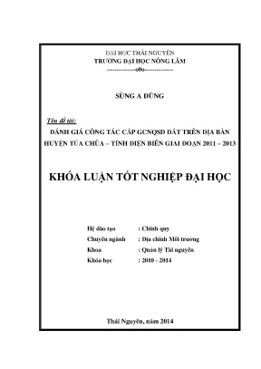 Đánh Giá Cấp Giấy Chứng Nhận Quyền Sử Dụng Đất Tại Huyện