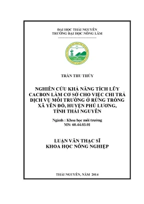 Nghiên cứu khả năng tích lũy carbon và chi trả dịch vụ