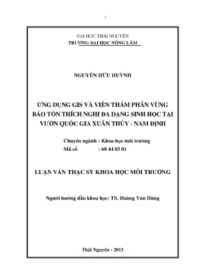 Phân vùng bảo tồn đa dạng sinh học tại vườn quốc gia