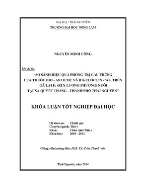 So sánh hiệu quả phòng trị cầu trùng của Bio Anticoc và