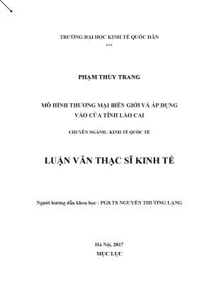 Mô Hình Thương Mại Biên Giới: Áp Dụng Hiệu Quả Tại Tỉnh
