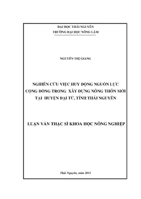 Huy động nguồn lực công cộng cho xây dựng nông thôn mới