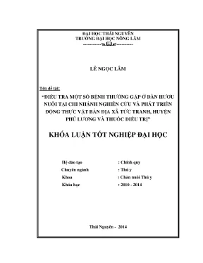 Nghiên cứu bệnh thường gặp ở hươu nuôi và phương pháp
