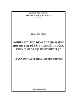 Cải thiện môi trường chăn nuôi gà bằng chế phẩm sinh học