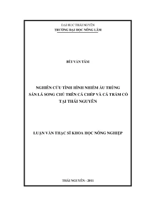 Nghiên cứu nhiễm ấu trùng sán lá song chủ trên cá chép