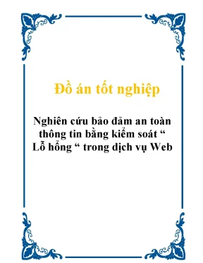 Luận Văn Tốt Nghiệp: Bảo Đảm An Toàn Thông Tin Qua Kiểm