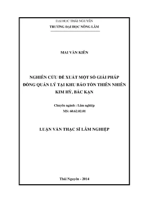 Nguyên tắc và giải pháp đồng quản lý rừng tại Khu Bảo